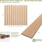 Ekena Millwork 48H x 1/4T Adjustable Wood Slat Wall Panel Kit w/ 4W Slats, Hickory contains 11 Slats SWW55X48X0250HI - alternate 4